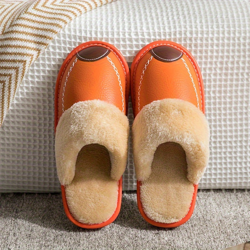 Warm Orthopedic Indoor Slippers – Non-Slip & Supportive Unisex Comfort