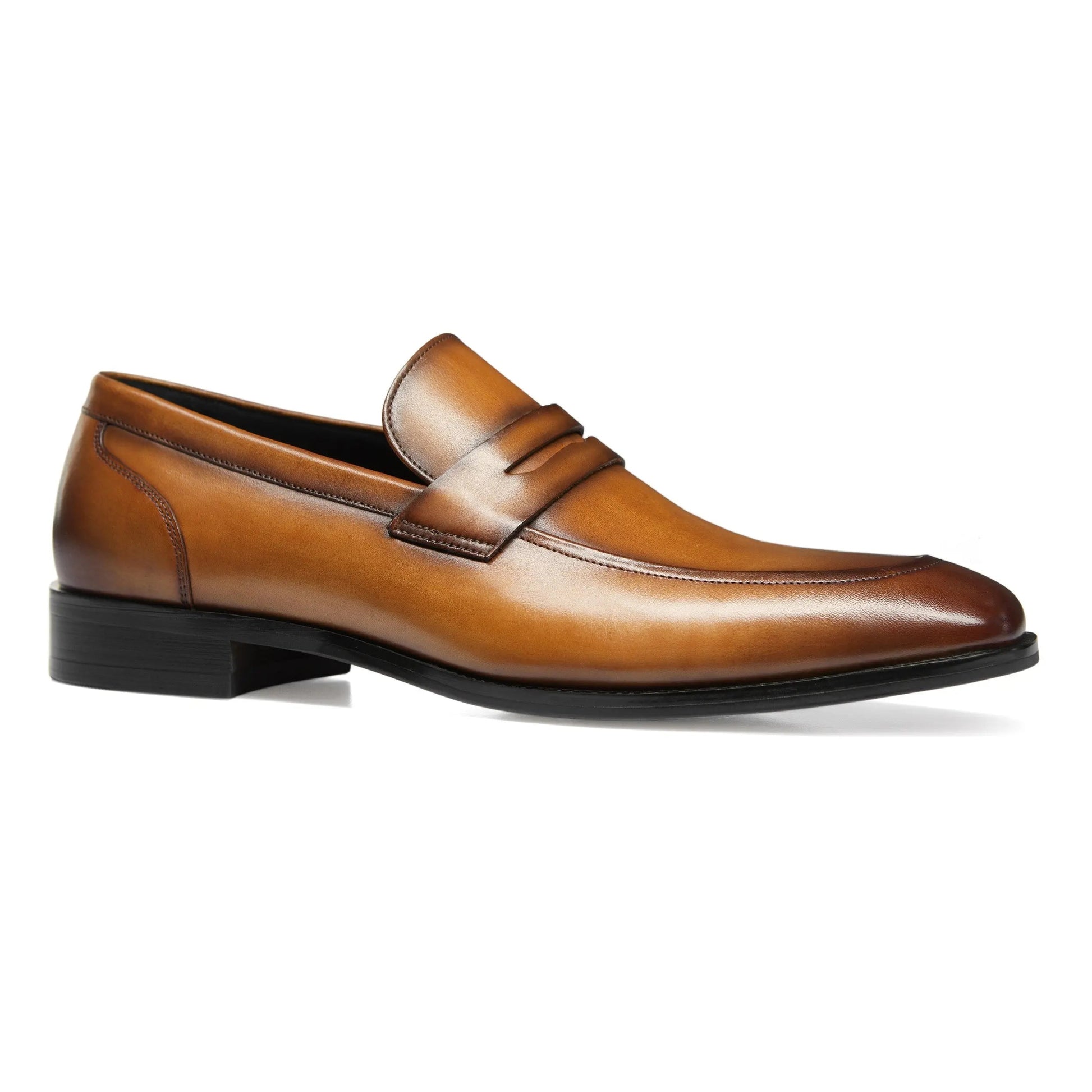 Slip-On Men Leather Penny Loafers