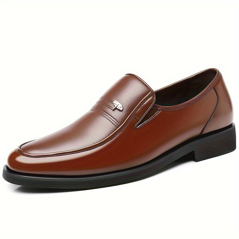 Men’s Leather Loafers – Lightweight Breathable Slip-On Shoes - Solorfit