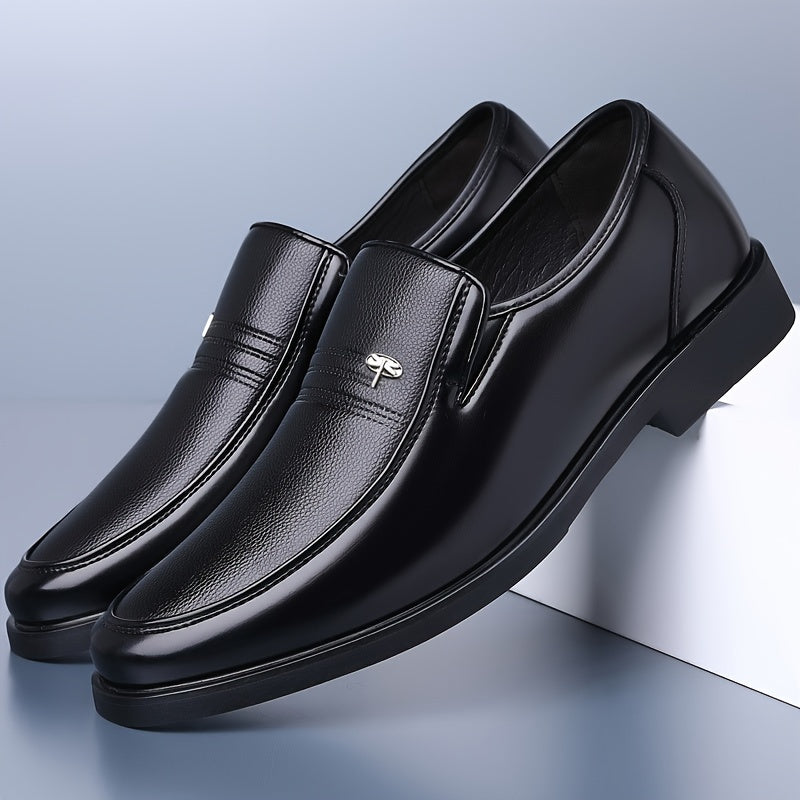 Men’s Leather Loafers – Lightweight Breathable Slip-On Shoes