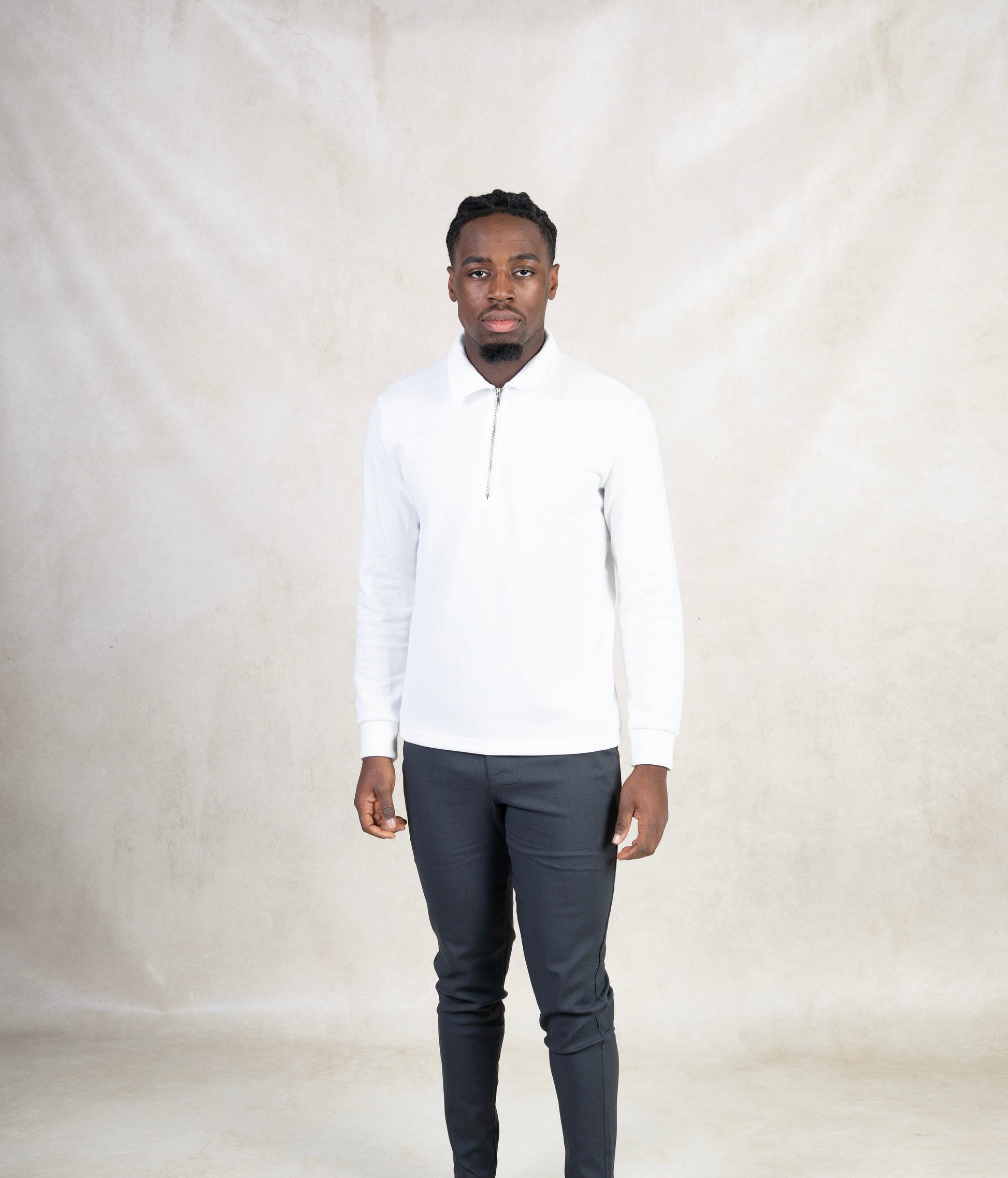 Zipper Longsleeve Men Casual Sweater
