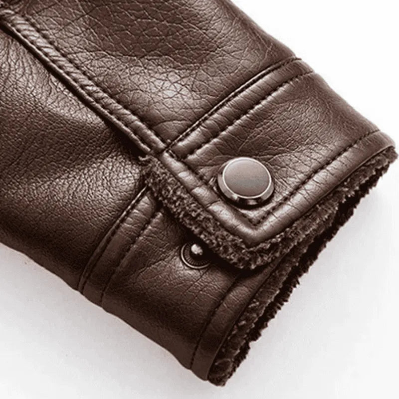 Men’s Leather Jacket – Classic Genuine Leather Outerwear | Timeless Motorcycle Style