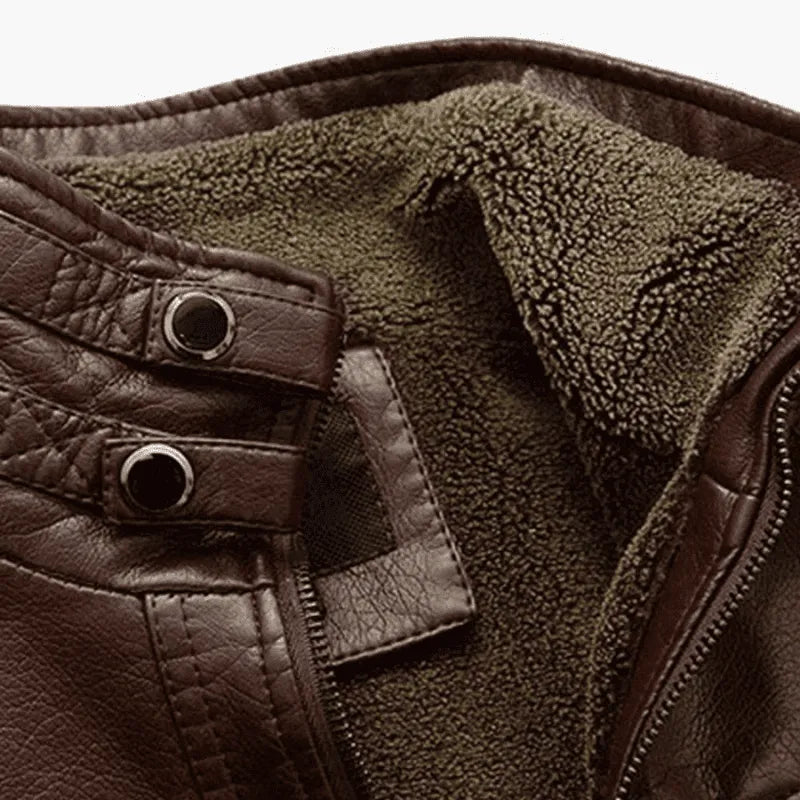 Men’s Leather Jacket – Classic Genuine Leather Outerwear | Timeless Motorcycle Style