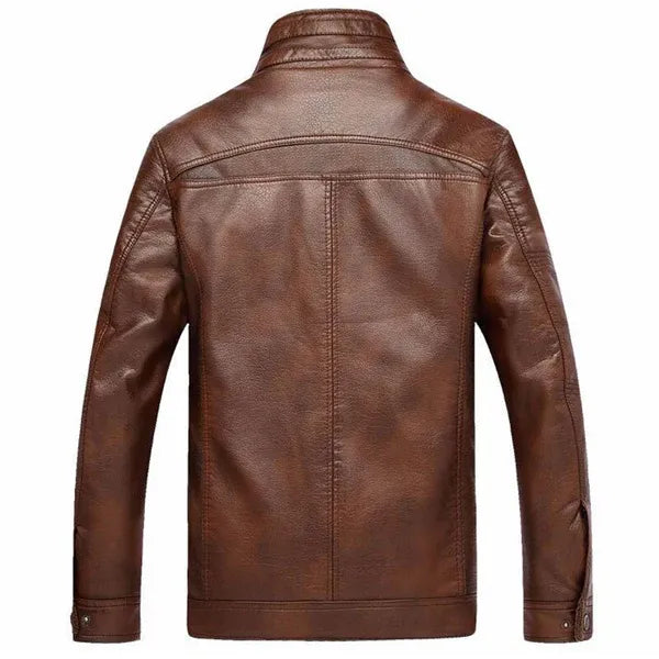 Men’s Leather Jacket – Classic Genuine Leather Outerwear | Timeless Motorcycle Style