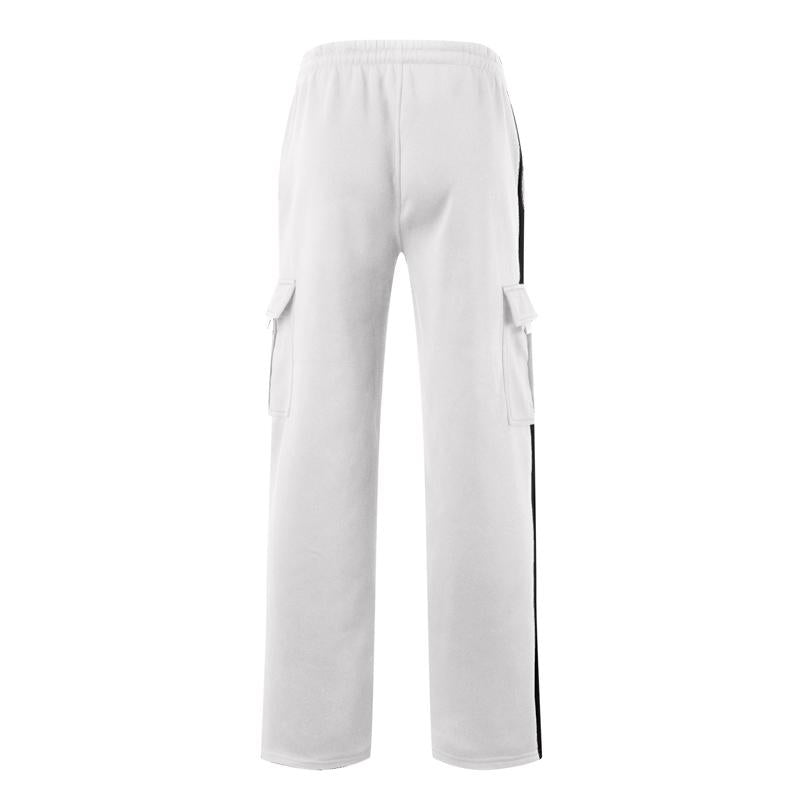 Men's Outdoor Spliced Casual Sports Straight Pants 13162299X