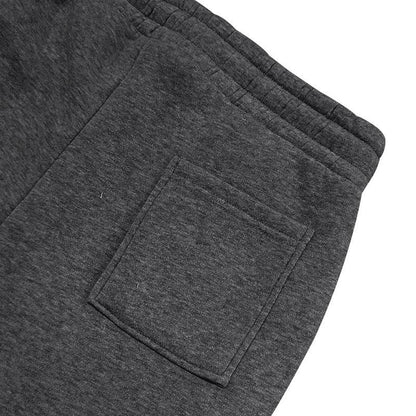 Men's Casual Fleece Elastic Waist Multi-pocket Loose Sports Pants 93626833M