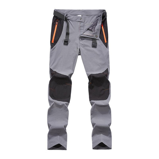 Men's Fleece Colorblock Sports Pants 07111484U