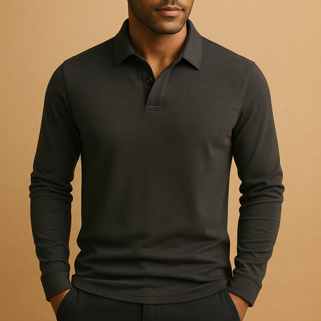 Men’s Cotton Polo Shirt with Classic Fit | Thijs