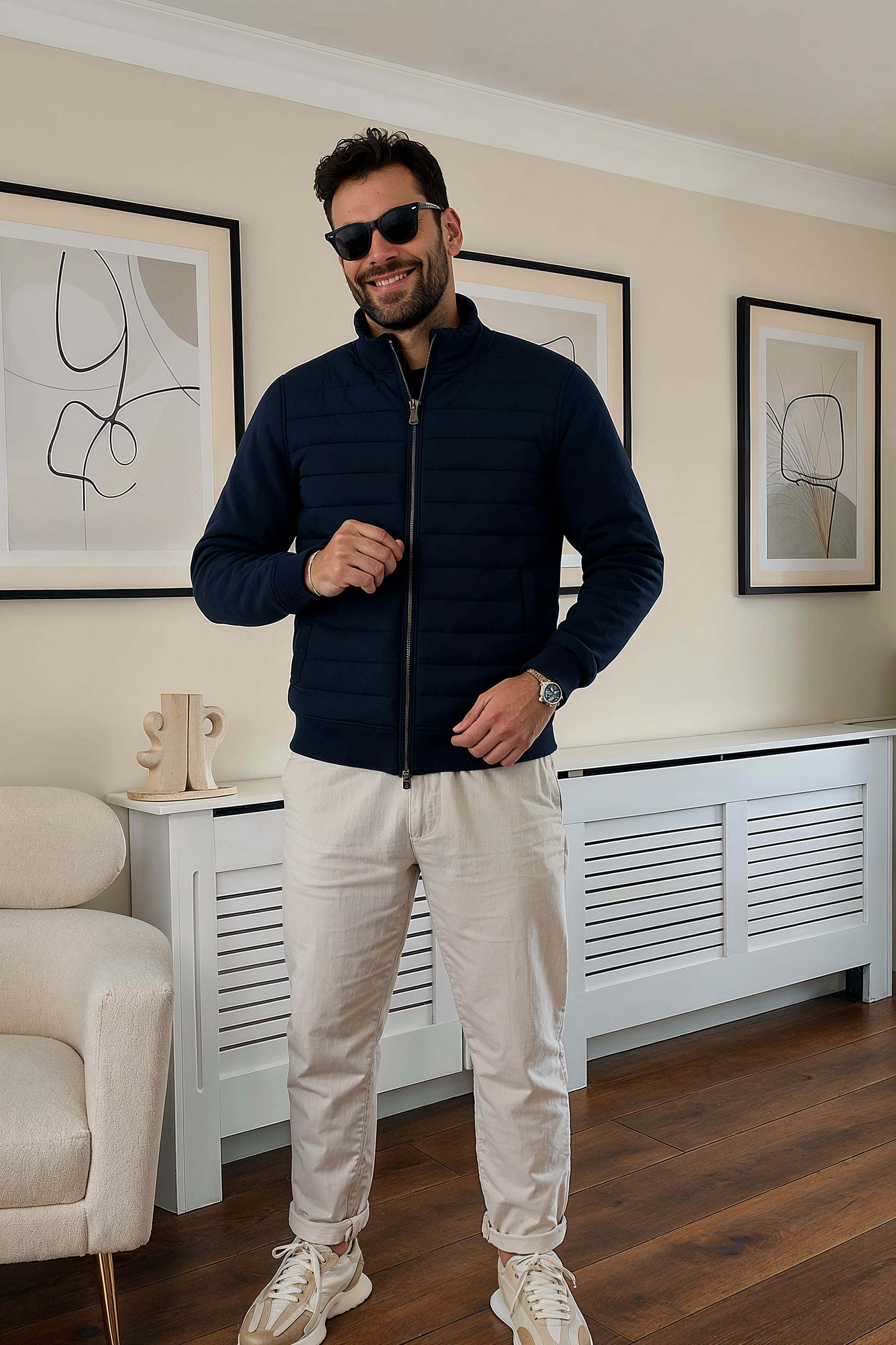 Gael | Men’s Casual Bomber Jacket – Lightweight Zip-Up Outerwear - Solorfit
