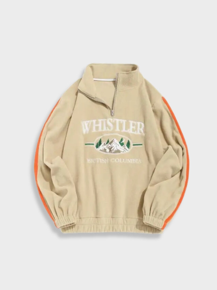 Whistler - British Columbia Men Zip Up Sweater