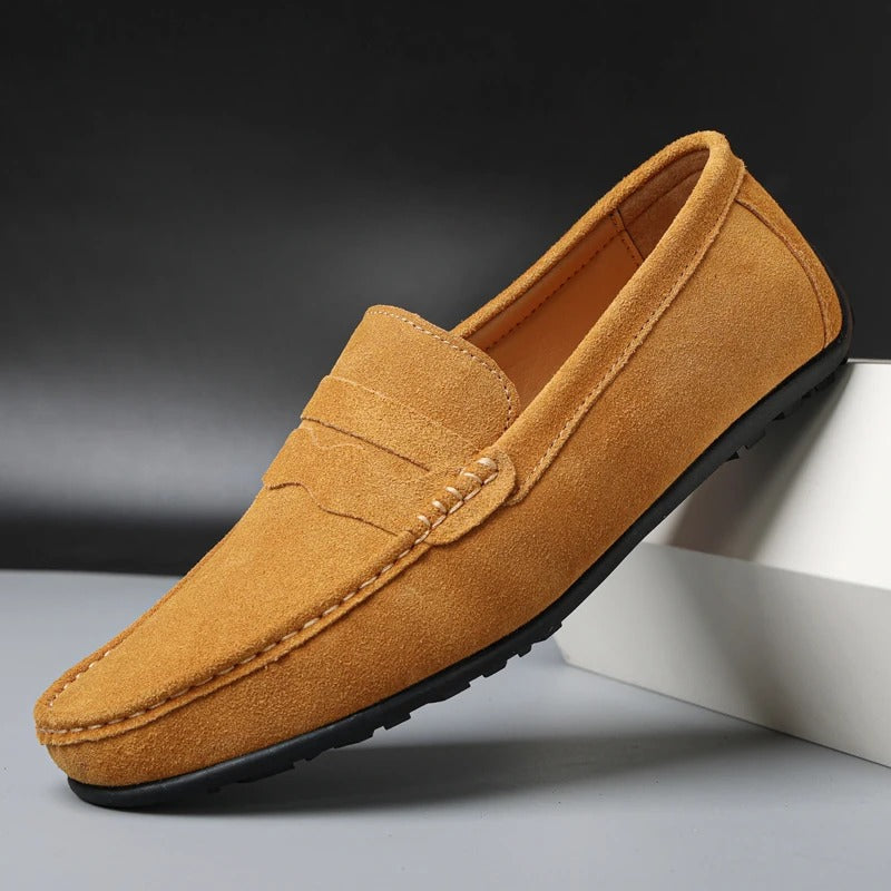 Suede Loafers Elegant Soft