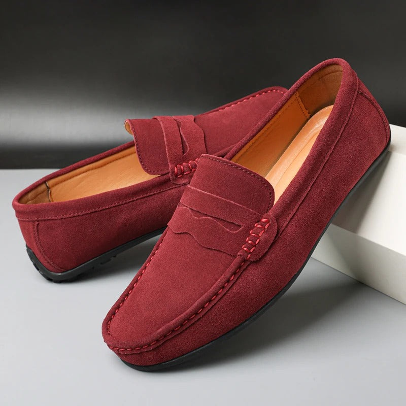 Suede Loafers Elegant Soft