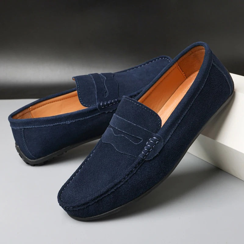 Suede Loafers Elegant Soft