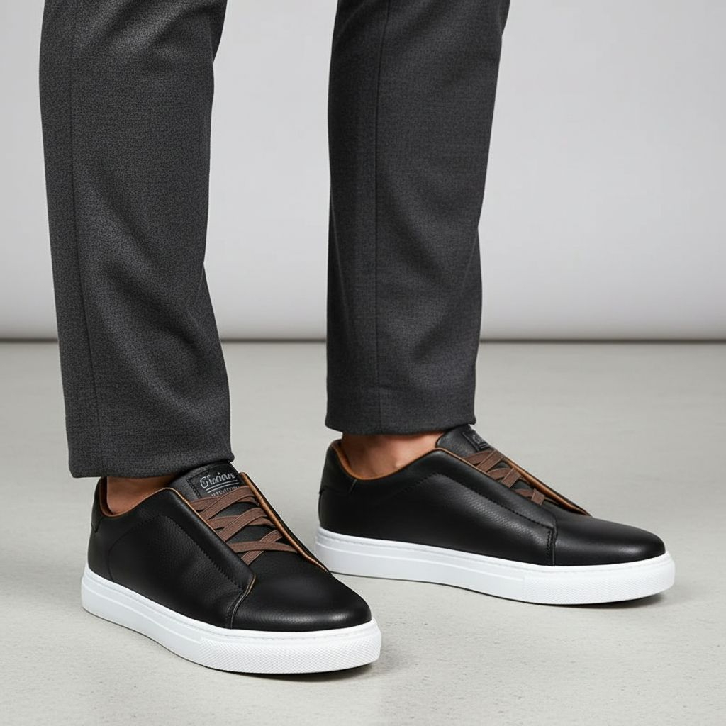 Russo | Men’s Outdoor Sneakers – Cushioned Artisan Casual Shoes for Everyday Comfort - Solorfit