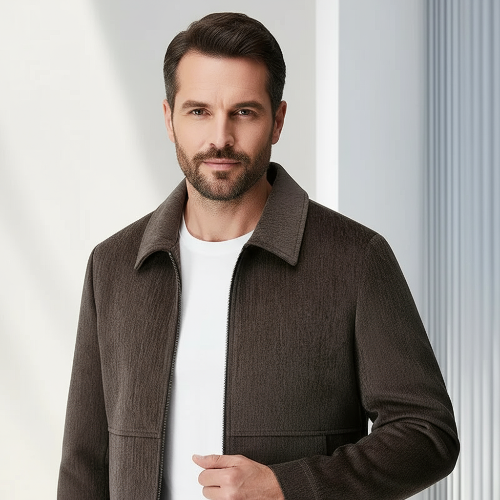 Men’s Belmonte Jacket – Casual Woven Lightweight Layer - Solorfit
