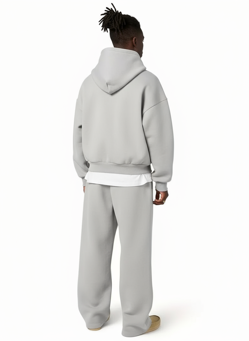Oversized Two-Piece Tracksuit Set for Men- Solorfit