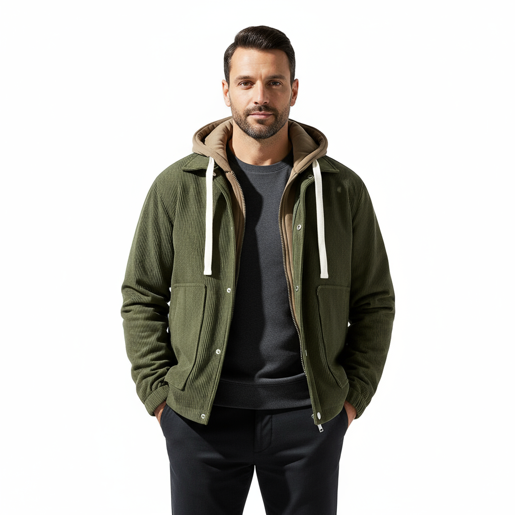 Timber Corduroy Jacket – Timeless Texture & Effortless Warmth