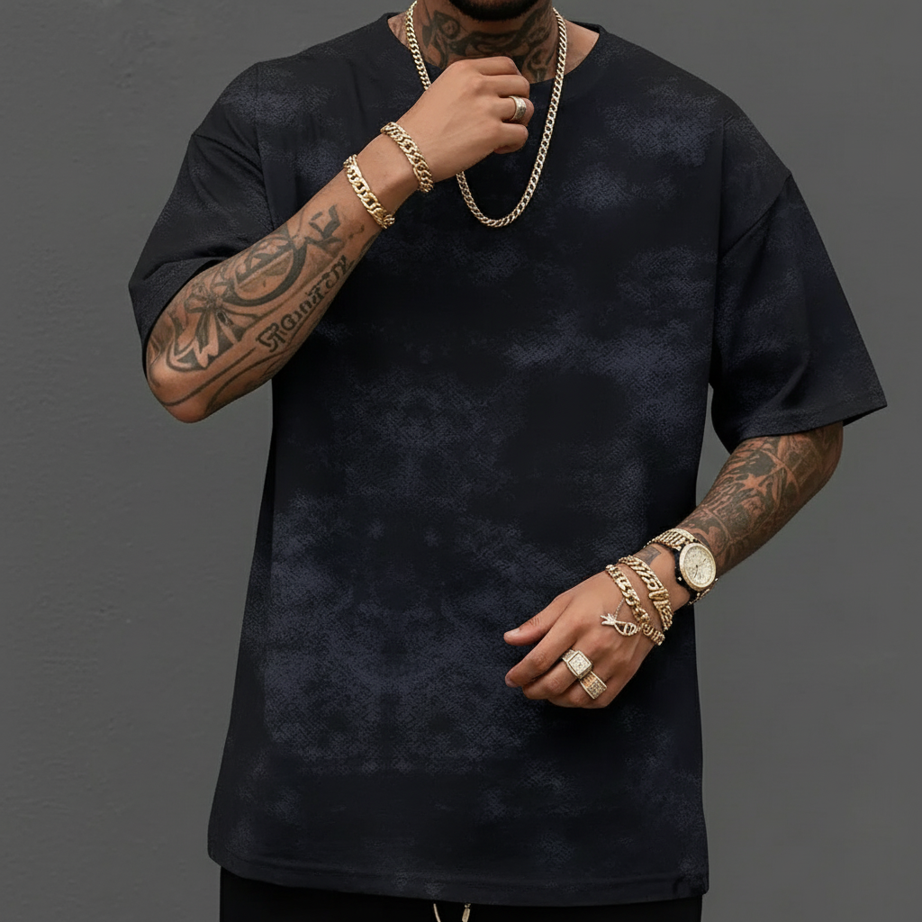 Solorfit | Men's Tie-Dye Short Sleeve T-Shirt – Trendy Casual Wear with Vibrant Colors and Comfortable Fit - Solorfit