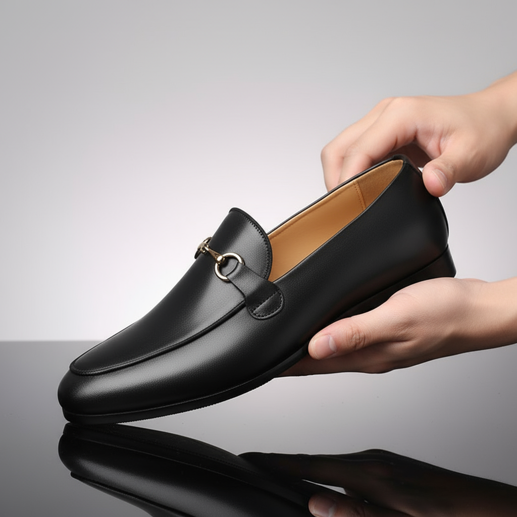 Men’s British Style Slip-On Loafers – Casual Driving Moccasins