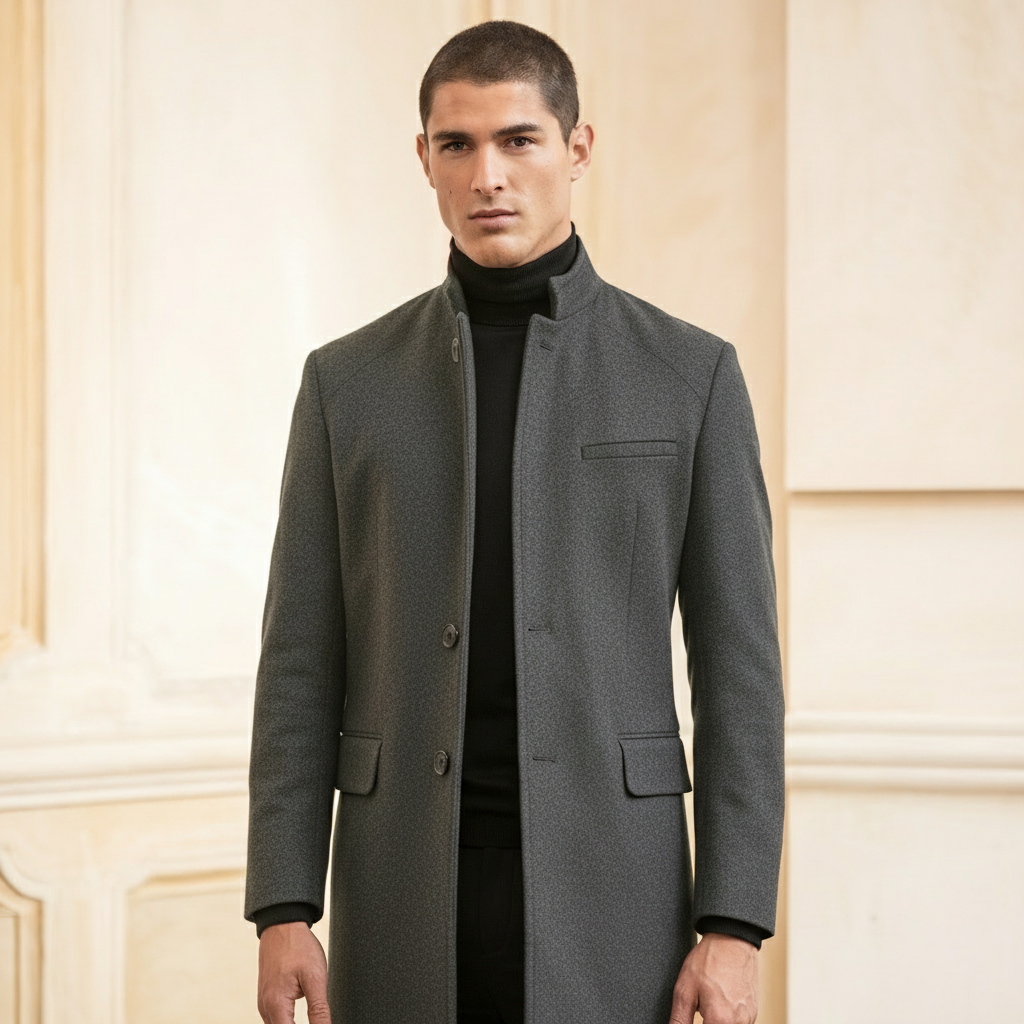 Cray | Long Stylish Coat – Classic Overcoat for Formal and Casual Elegance