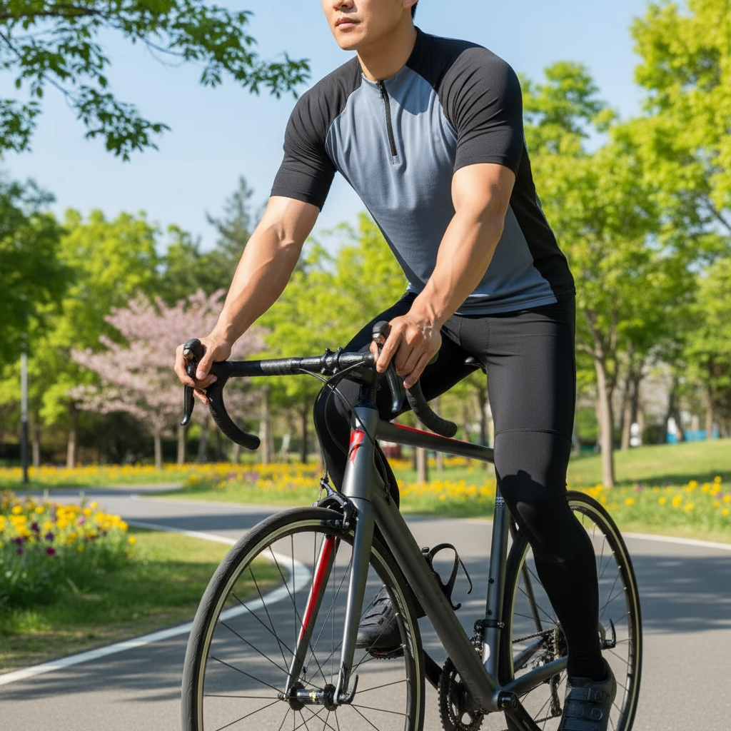 Men’s Half-Zip Sports Shirt – Lightweight Athletic Training Top - Solorfit