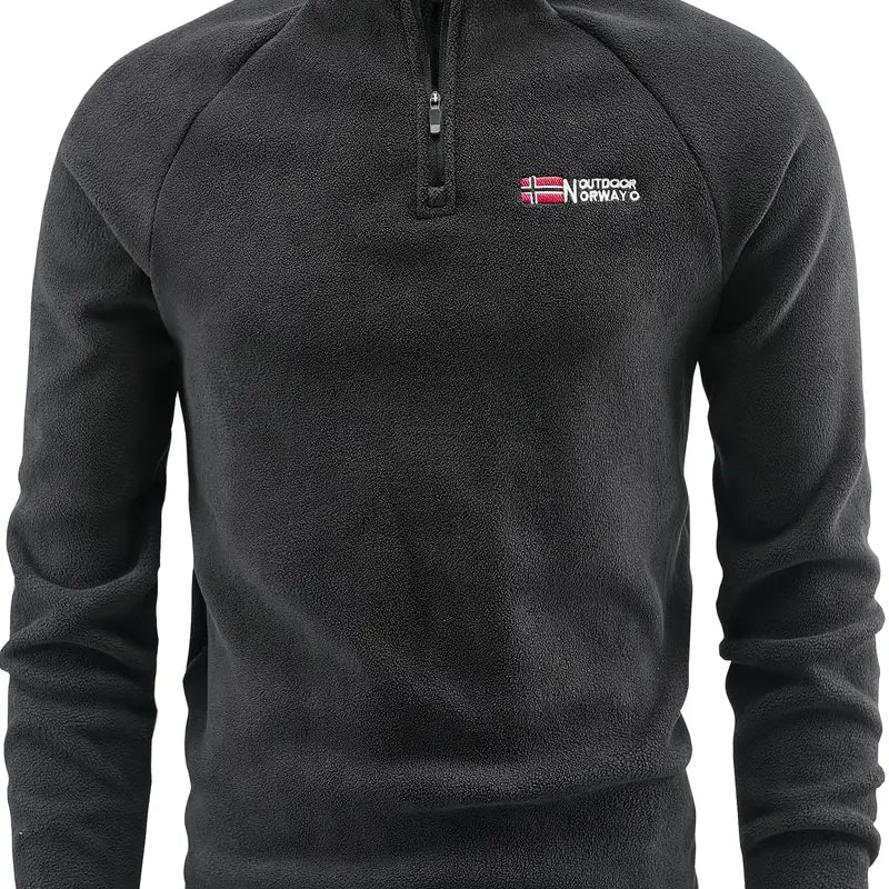 Norway- Fleece Warm Sweatshirt Zip Sweater