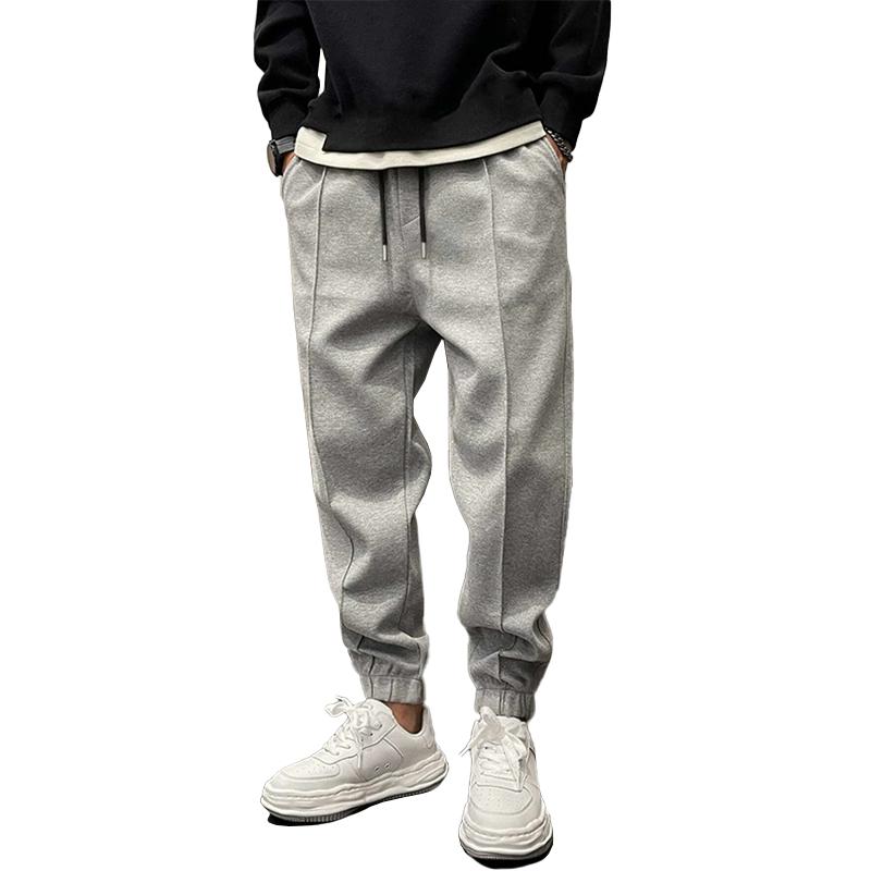 Men's sports pants with drawstring waistband