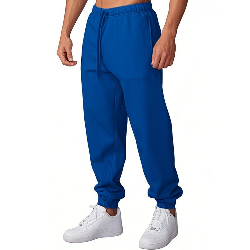 Men's Solid Color Elastic Waist Sports Pants 02786005Z