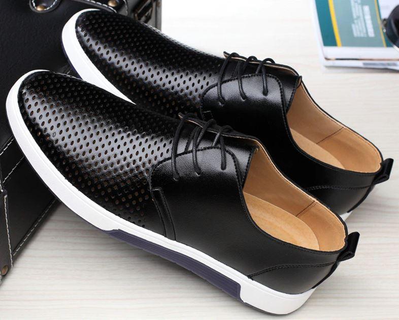 Respirer Orthopedic Leather Shoes For Men - Solorfit