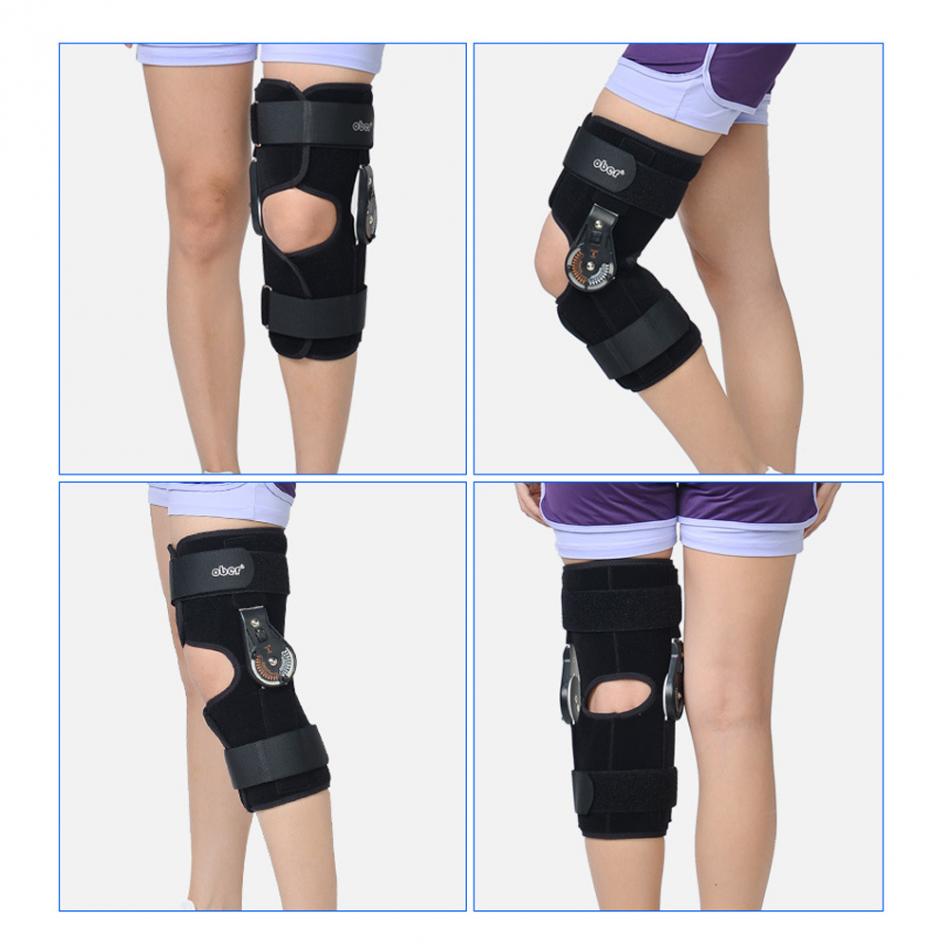 Adjustable Hinged Knee Brace Patella Compression Support