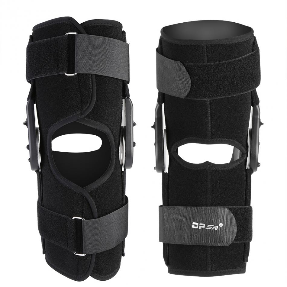 Adjustable Hinged Knee Brace Patella Compression Support