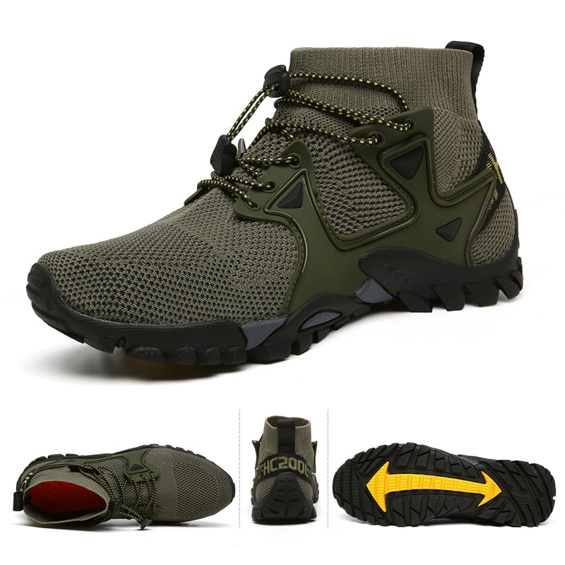 Royal Academy | Breathable Mesh Hiking Boots – Lightweight Outdoor Trekking Shoes