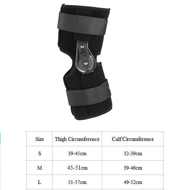 Adjustable Hinged Knee Brace Patella Compression Support