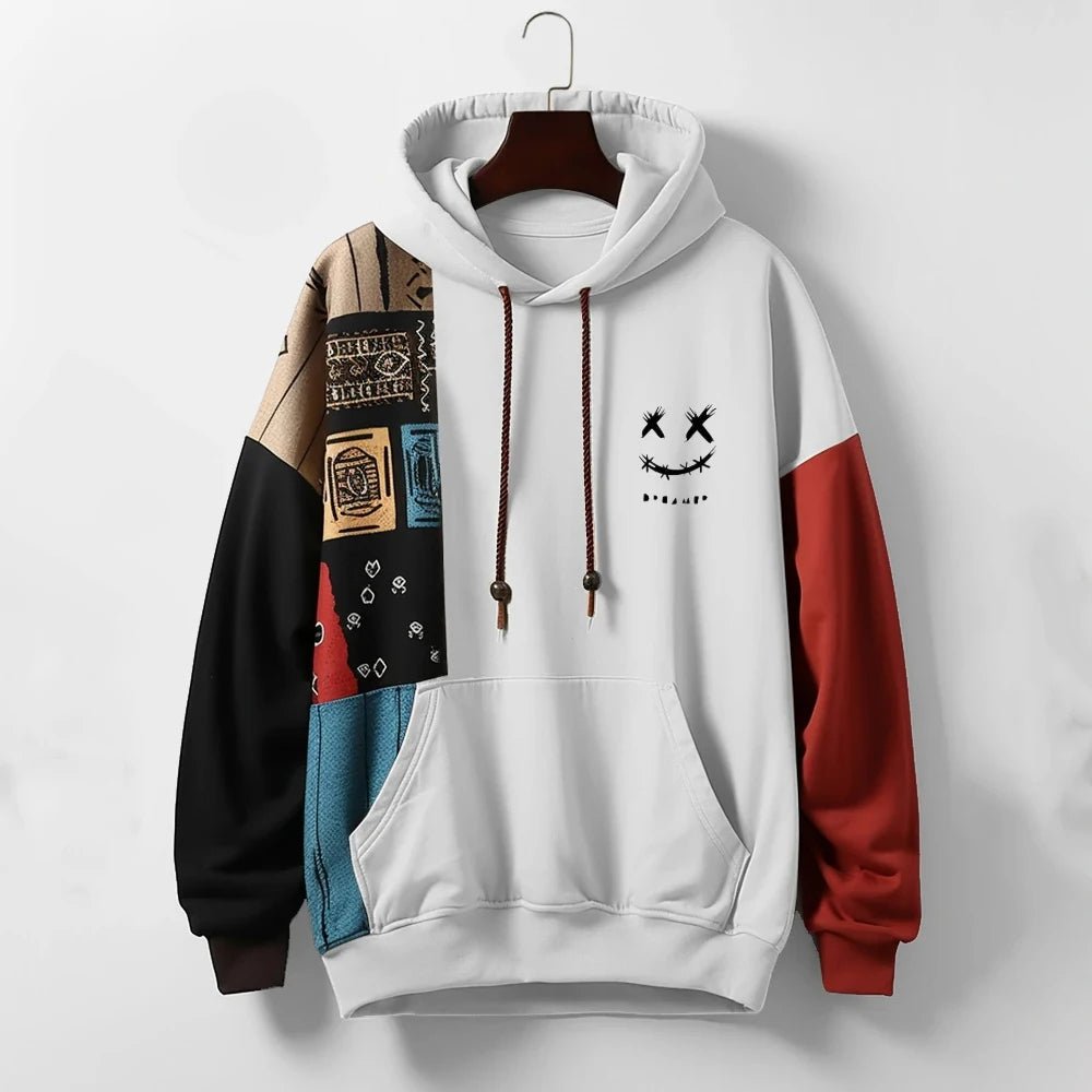 Men’s Riot Contrast Hoodie – Casual Streetwear Sweater
