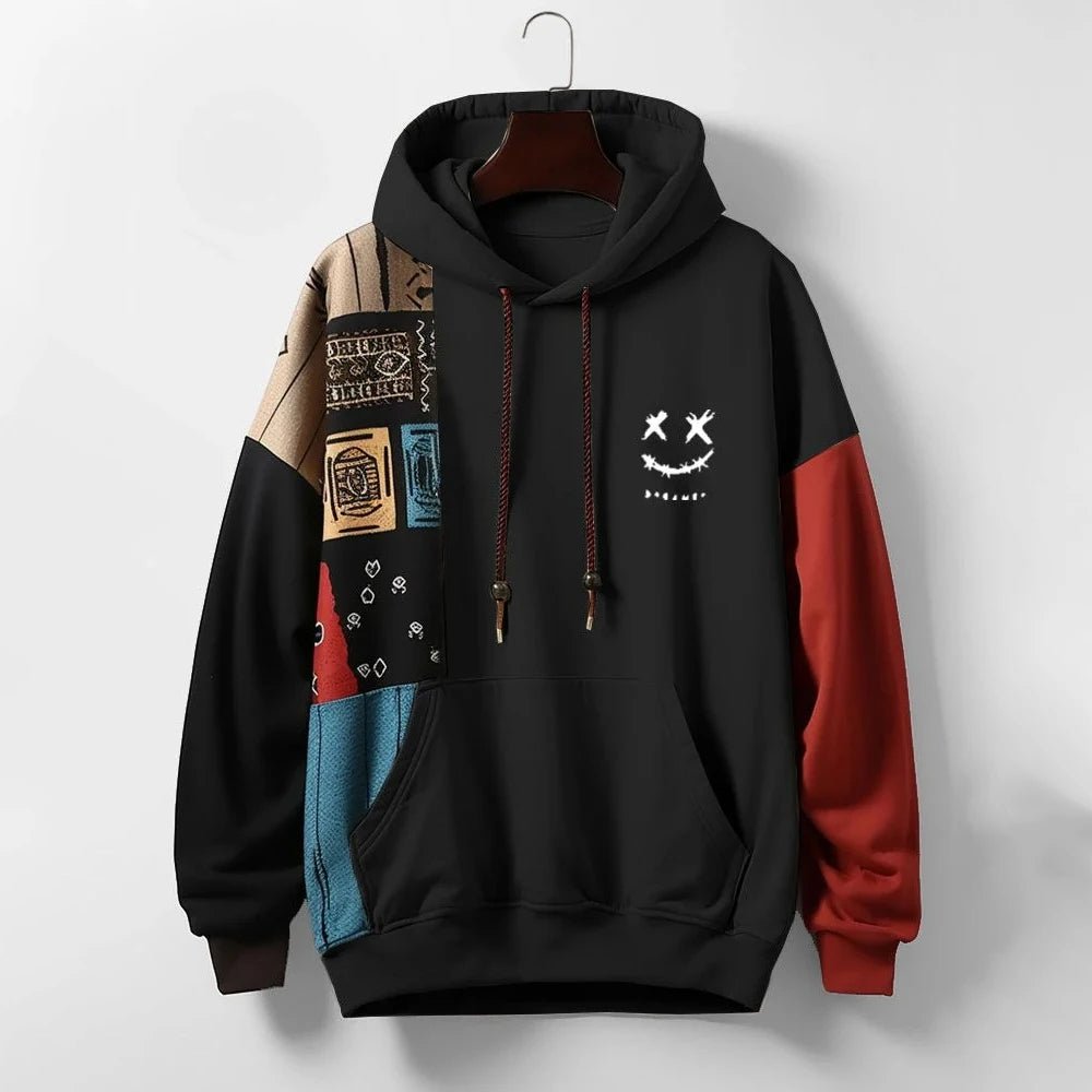 Men’s Riot Contrast Hoodie – Casual Streetwear Sweater