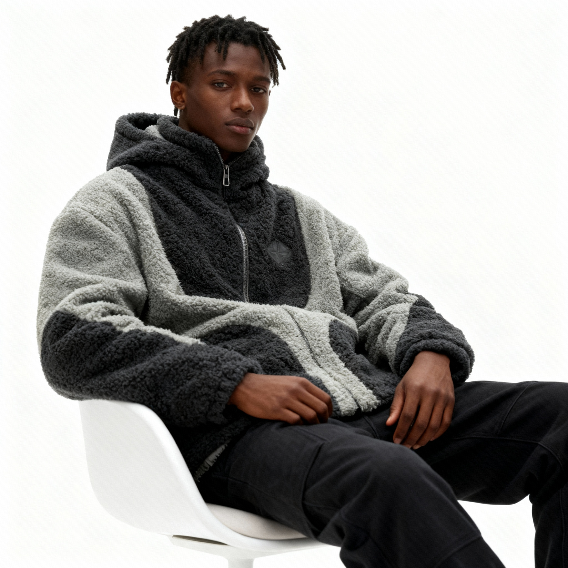 Cloud Lamb Wool Vintage Streetwear Hoodie