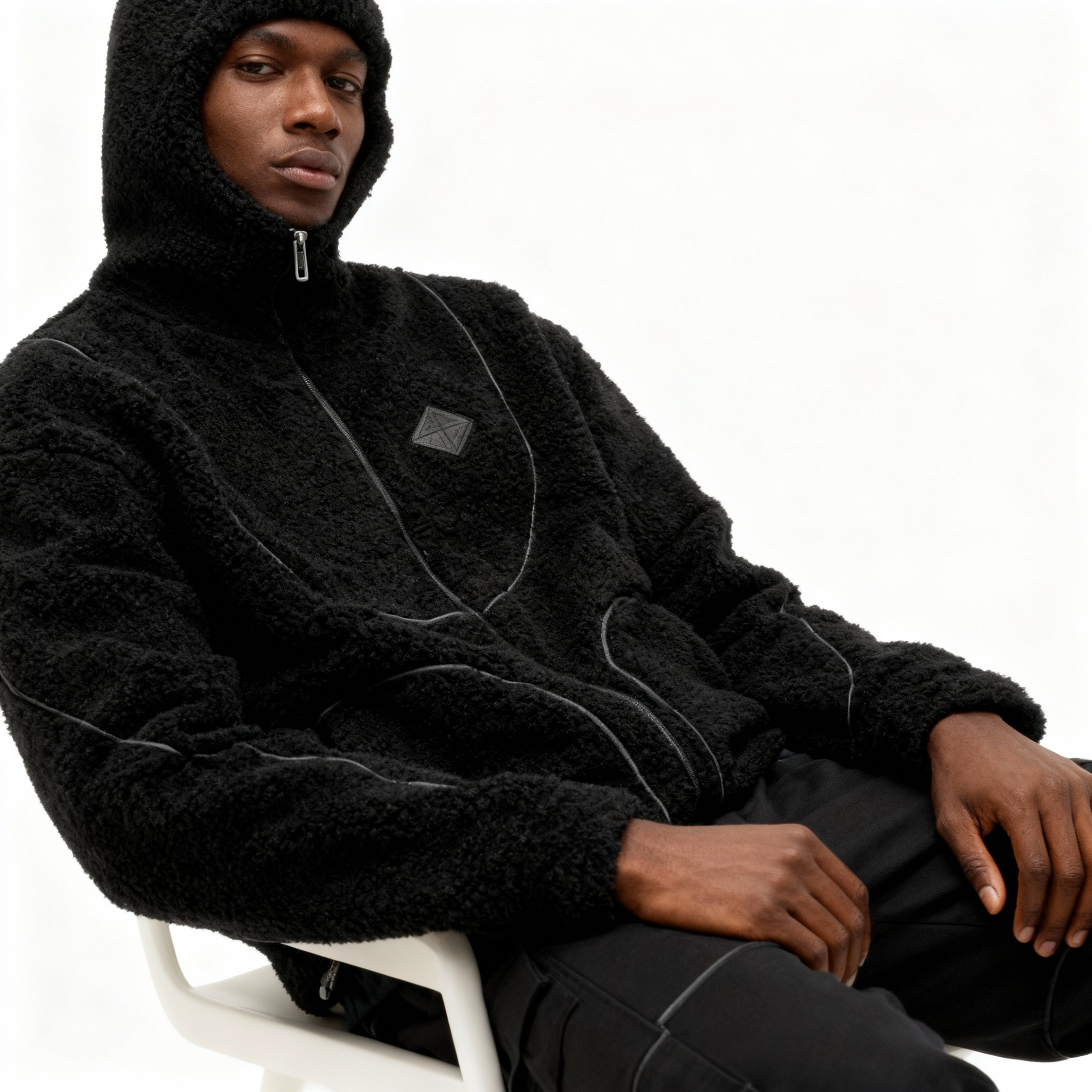 Cloud Lamb Wool Vintage Streetwear Hoodie