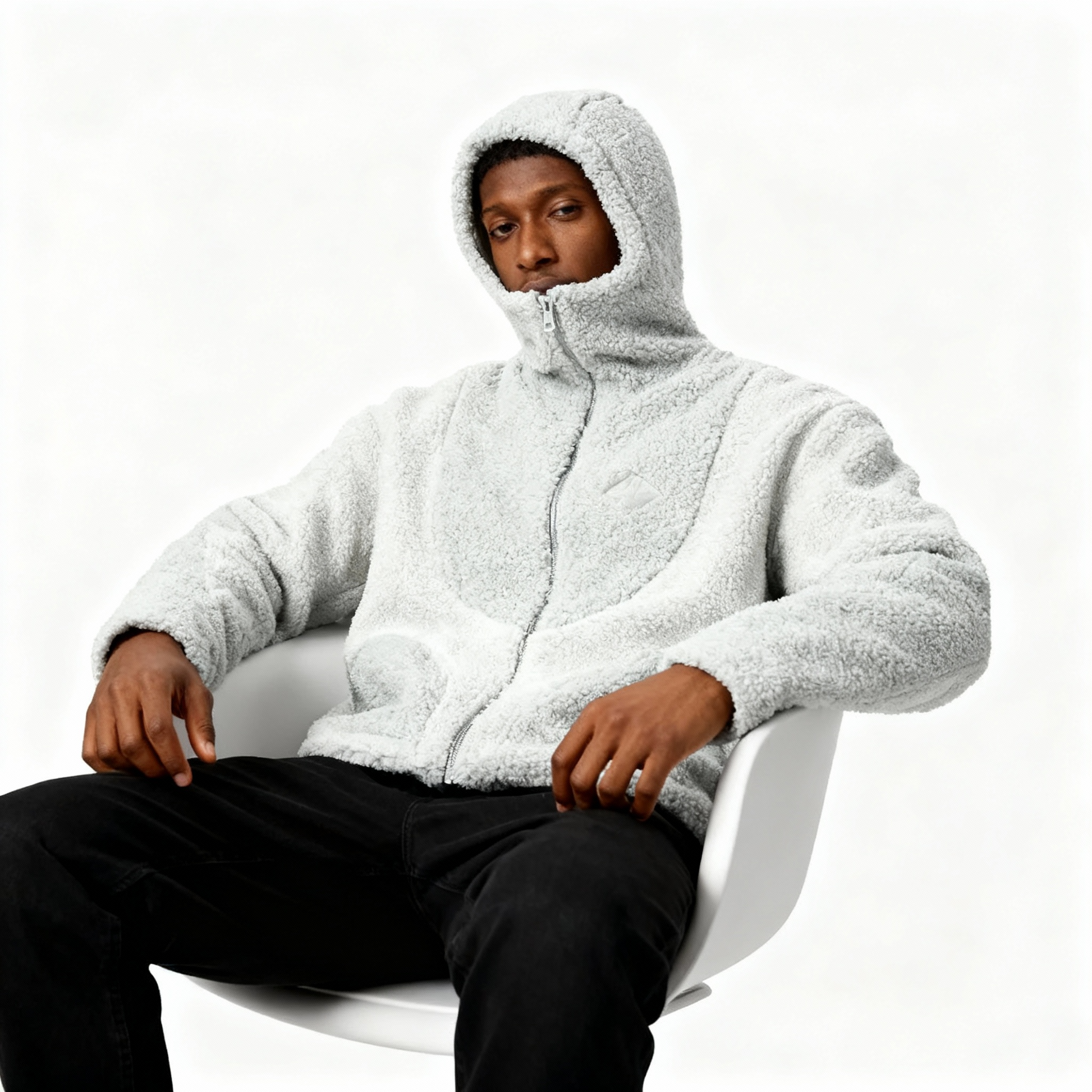 Cloud Lamb Wool Vintage Streetwear Hoodie