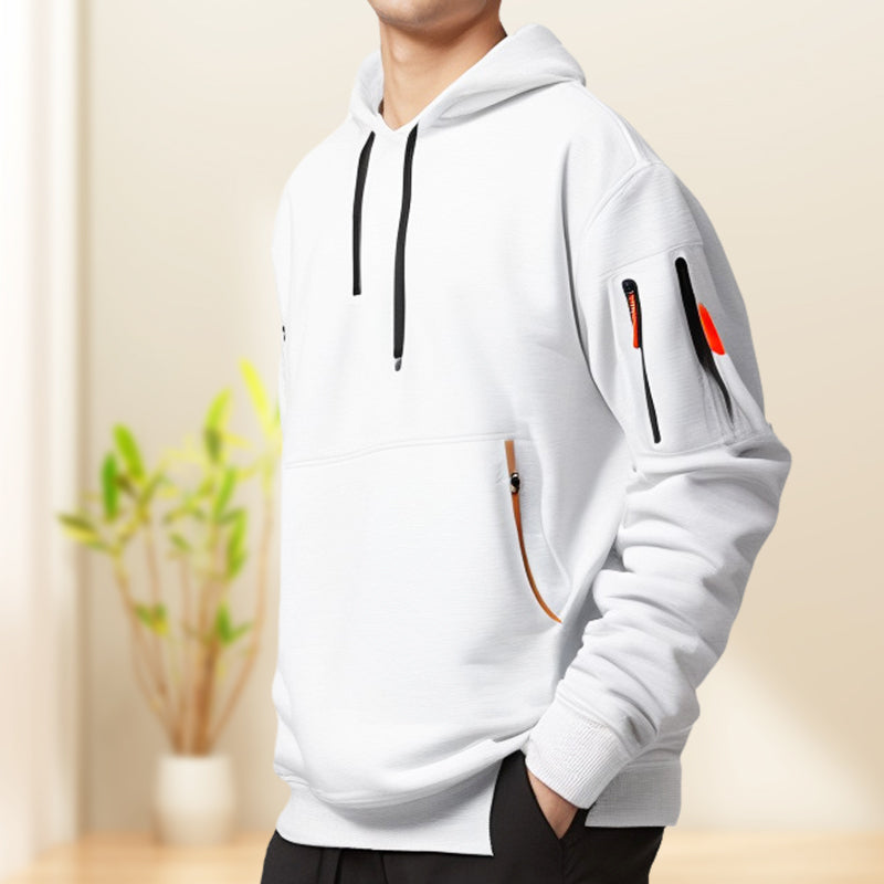 Ethan | Men's half zip hoodies with pockets - Solorfit