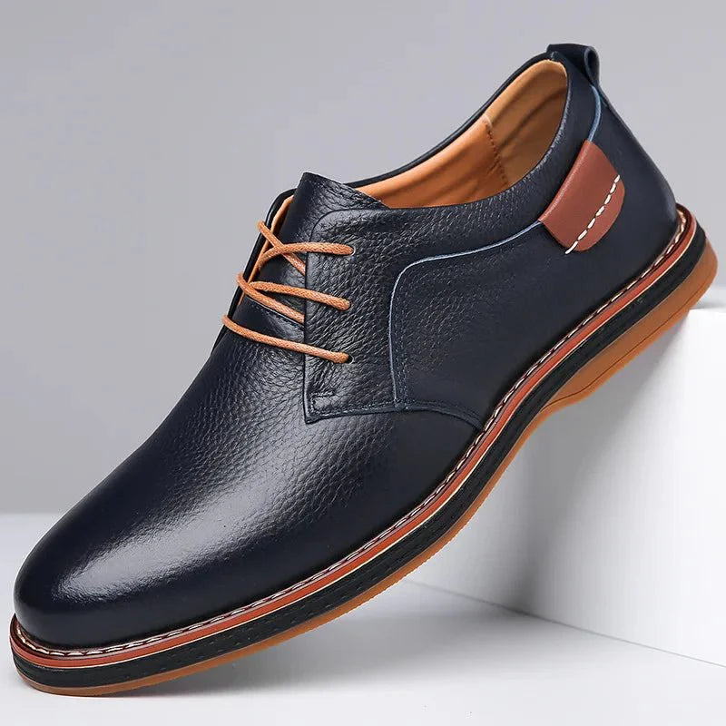 Thiago Bruno Signature Men Leather Luxury Derby Shoe