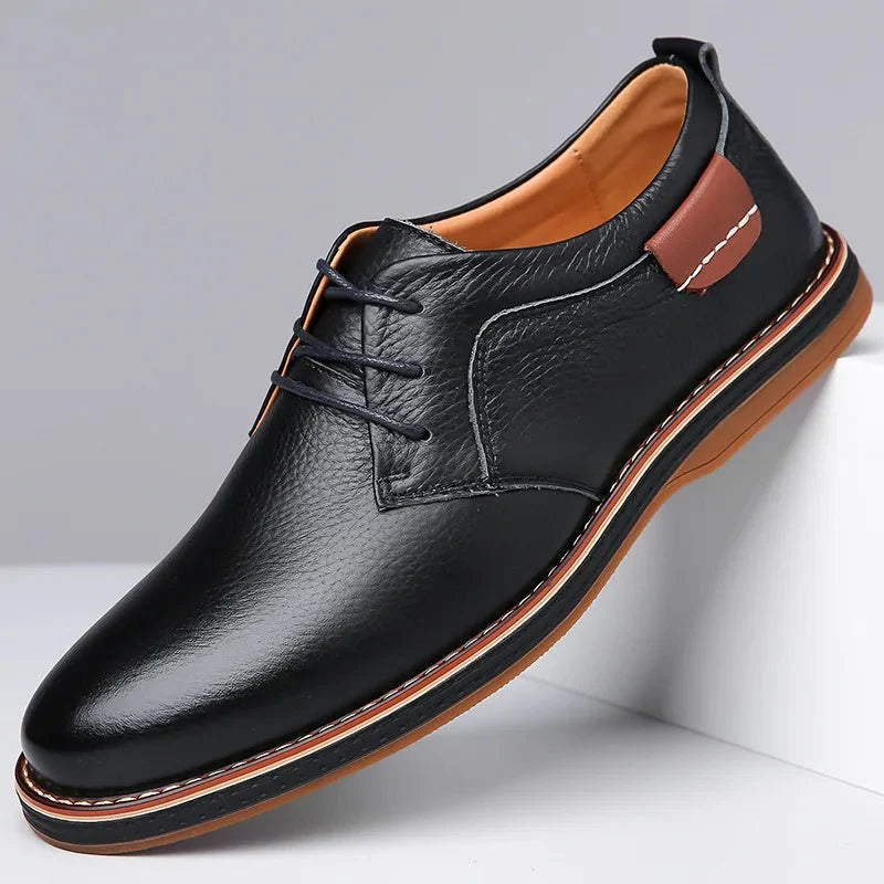 Thiago Bruno Signature Men Leather Luxury Derby Shoe