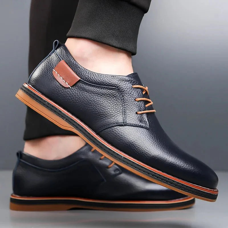 Thiago Bruno Signature Men Leather Luxury Derby Shoe
