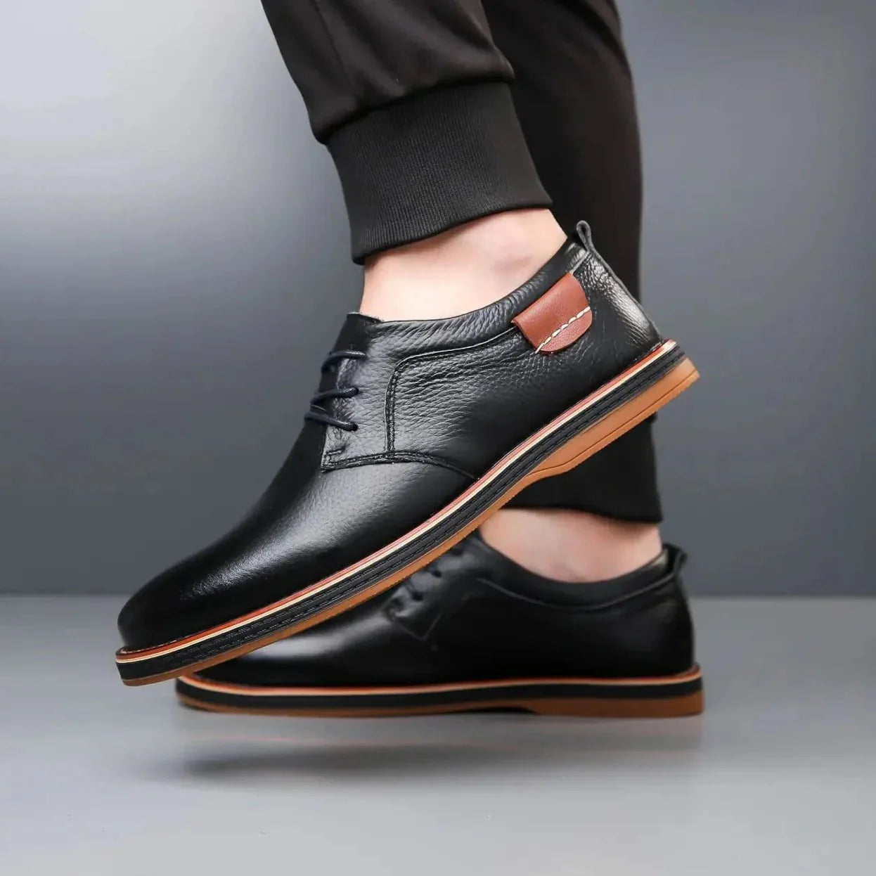 Thiago Bruno Signature Men Leather Luxury Derby Shoe