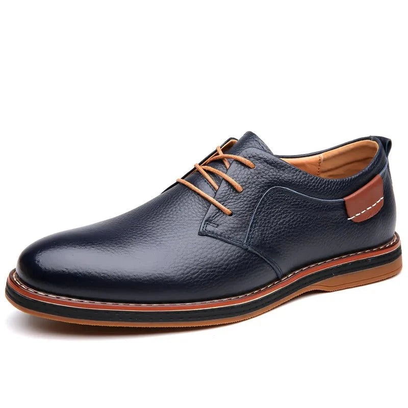 Thiago Bruno Signature Men Leather Luxury Derby Shoe