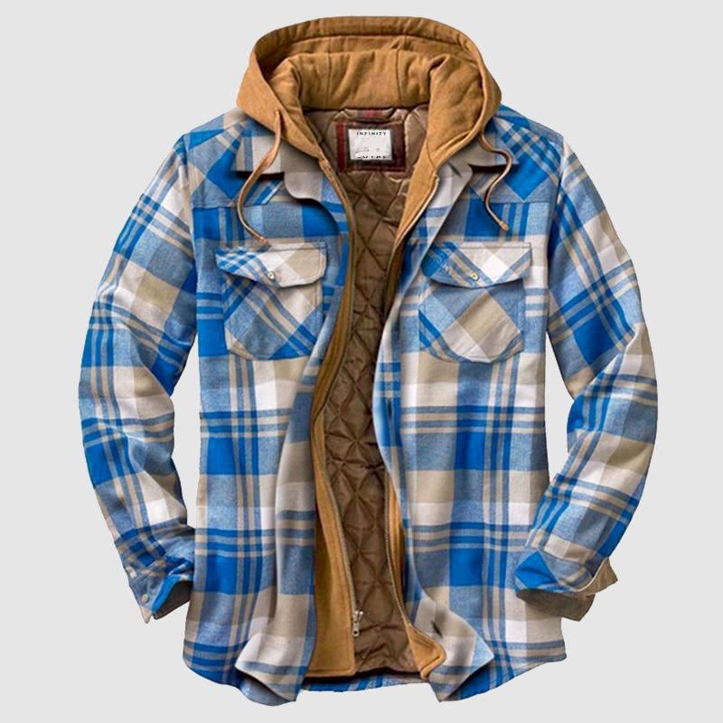 Men’s Warm Winter Jacket with Hood – Classic Hooded Coat
