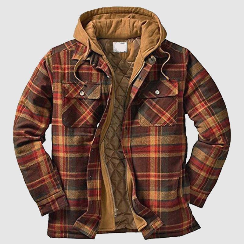 Men’s Warm Winter Jacket with Hood – Classic Hooded Coat