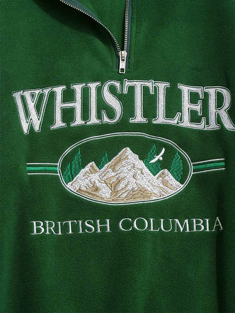 Whistler - British Columbia Men Zip Up Sweater