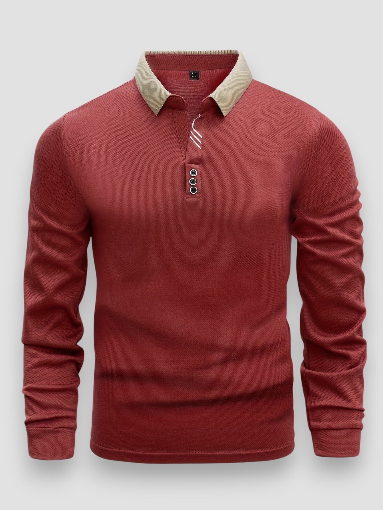 Adair Men’s Polo Sweater – Stylish Long Sleeve Knit Top