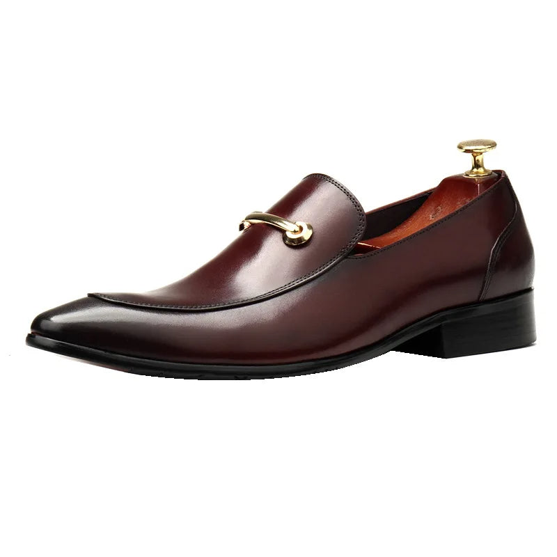 Lusso Elegance - Italian Style Genuine Leather Loafers for Men