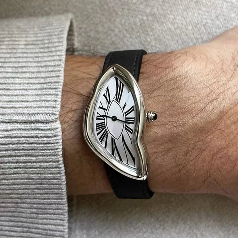 Alien Space Crash Leather Watch - Solorfit
